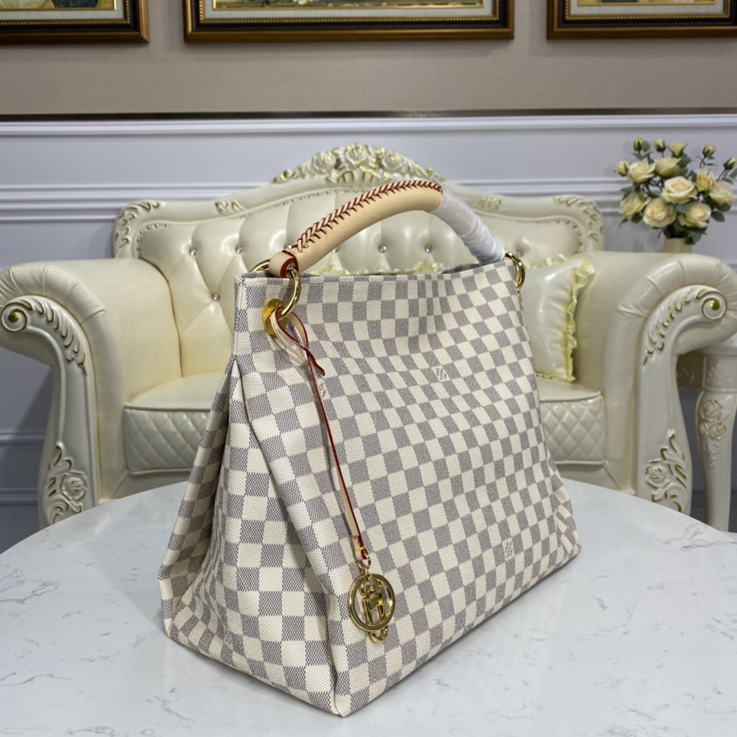 Louis Vuitton ARTSY MM Handbag Damier Azur N40253